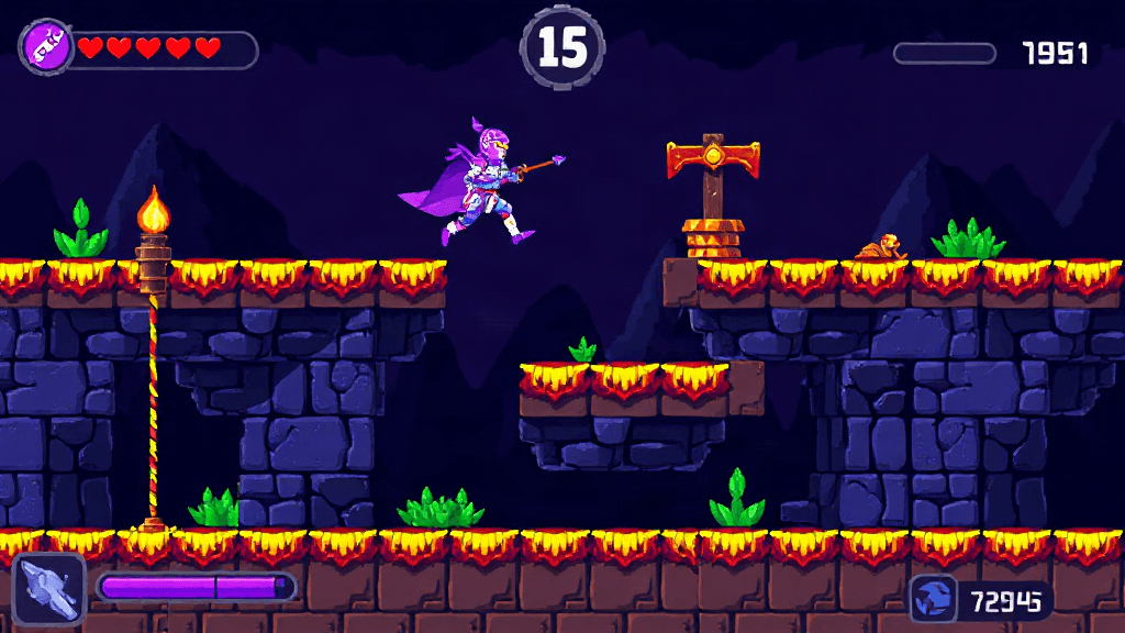Пример игры — Платформер 🦘